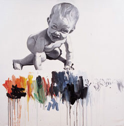 &raquo;Untitled (B. mit Spaghetti)&laquo; 1991