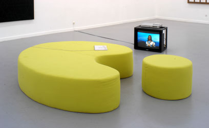 &raquo;Proben statt &Uuml;ben/Utopia&laquo; 2003, Austellungsansicht 